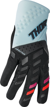 THOR Women's Spectrum Gloves - Black/Light Mint - Medium 3331-0235