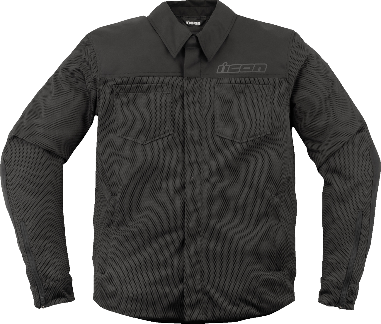 ICON Upstate Mesh CE Jacket - Black - Large 2820-6219