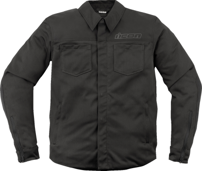 ICON Upstate Mesh CE Jacket - Black - Large 2820-6219