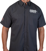 LETHAL THREAT Fabrication Monster Shop Shirt - Gray - 4XL FE50220-4XL