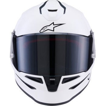 IN STOCK ALPINESTARS Supertech R7 Helmet - 22.06 - Solid - Gloss White - Large  8202126-2180-L