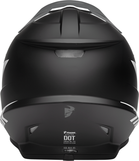 THOR Sector Helmet - Chev - Gray/Black - Large 0110-7347