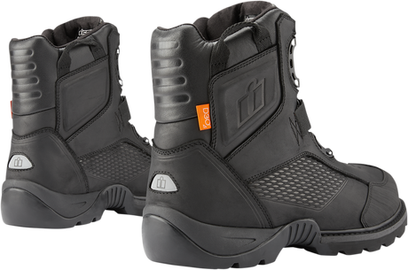 ICON Stormhawk Boots - Black - Size 10.5 3403-1155