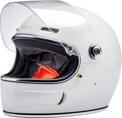 BILTWELL Gringo SV Helmet - Gloss White - Large 1006-104-504