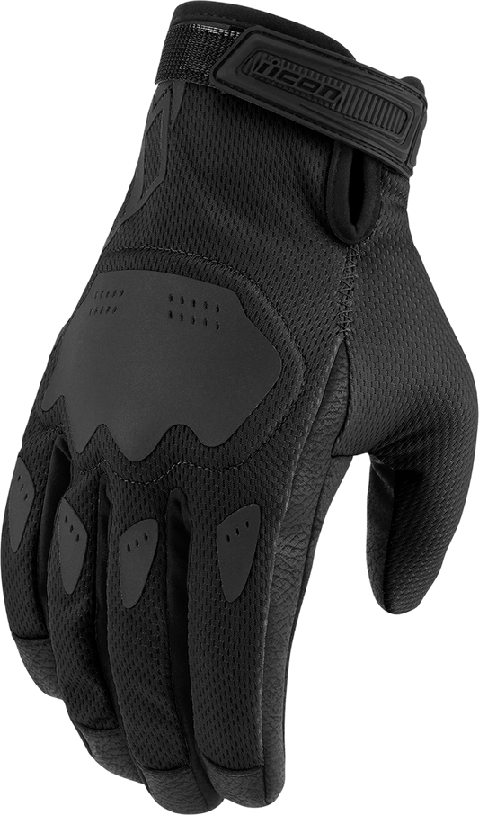 ICON Women's Hooligan™ CE Gloves - Black - Large 3302-0846