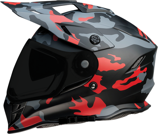 Z1R Range Helmet - Camo - Red - XL 0140-0097