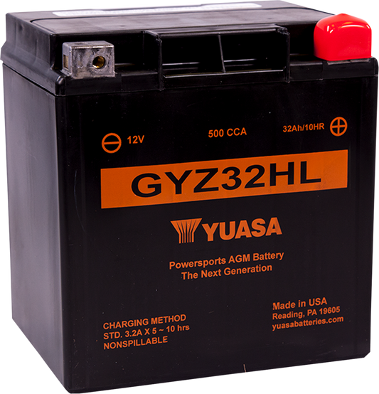 YUASA AGM Battery - GYZ32HL YUAM732HL