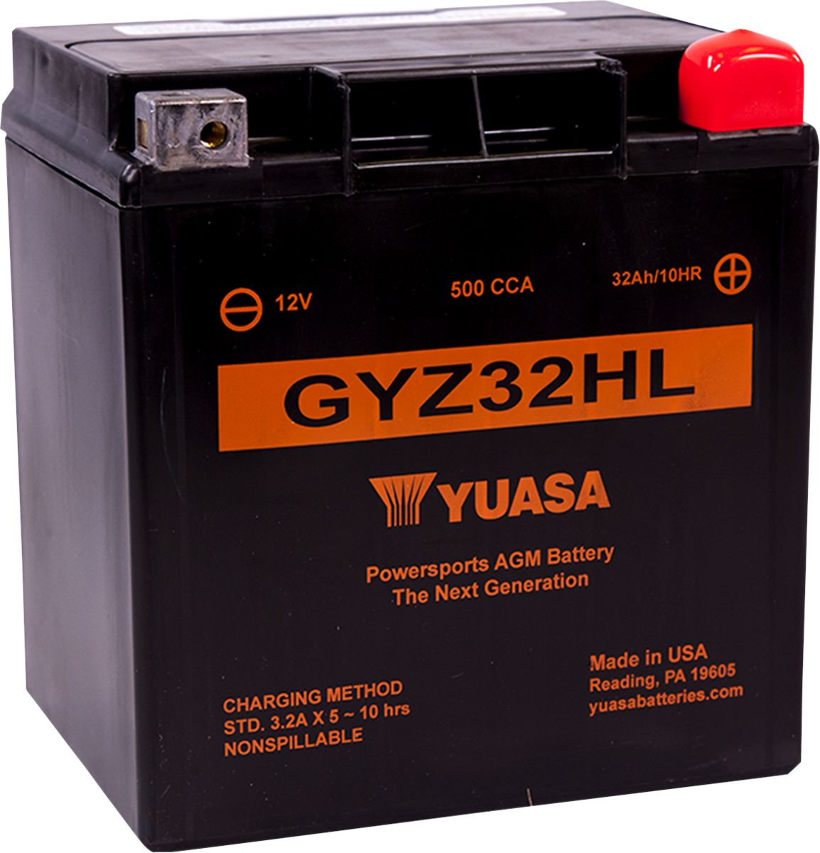 YUASA AGM Battery - GYZ32HL YUAM732HL