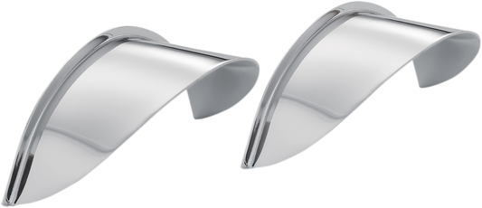 SHOW CHROME Spotlight Visors - Chrome 1-229