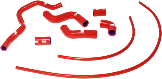 SAMCO SPORT Radiator Hose Kit - Red - Aprilia APR6-RD