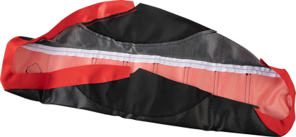 FLU DESIGNS INC. Pro Rib Seat Cover - Black/Red/Black - CRF '21-'23 15507