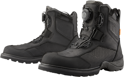 ICON Stormhawk Boots - Black - Size 14 3403-1160