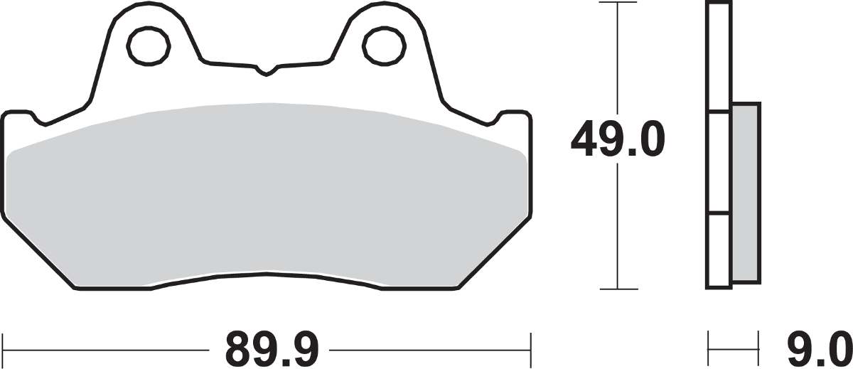 SBS HF Brake Pads - Honda 572HF