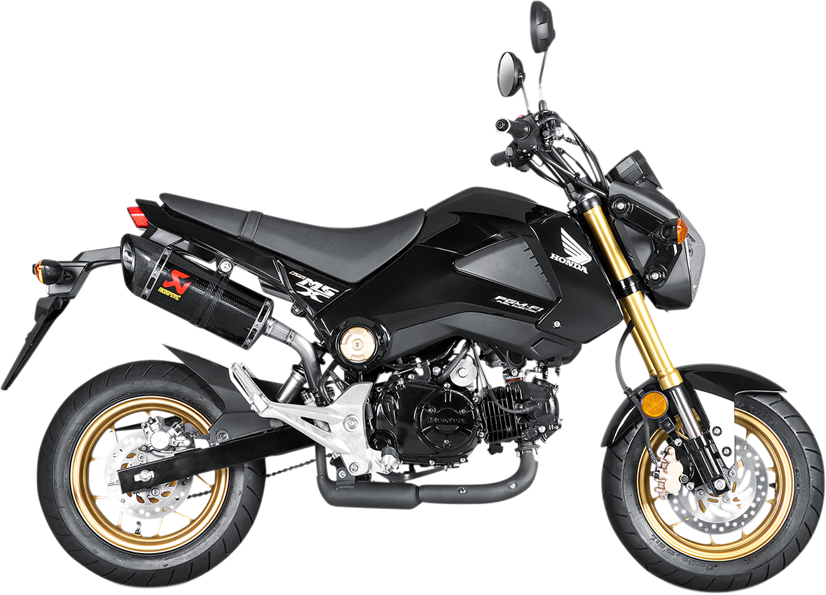 Silenciador de línea deslizante AKRAPOVIC - Fibra de carbono Grom 125 MSX 2013-2015 S-H125SO1-HAPC 1811-2692 