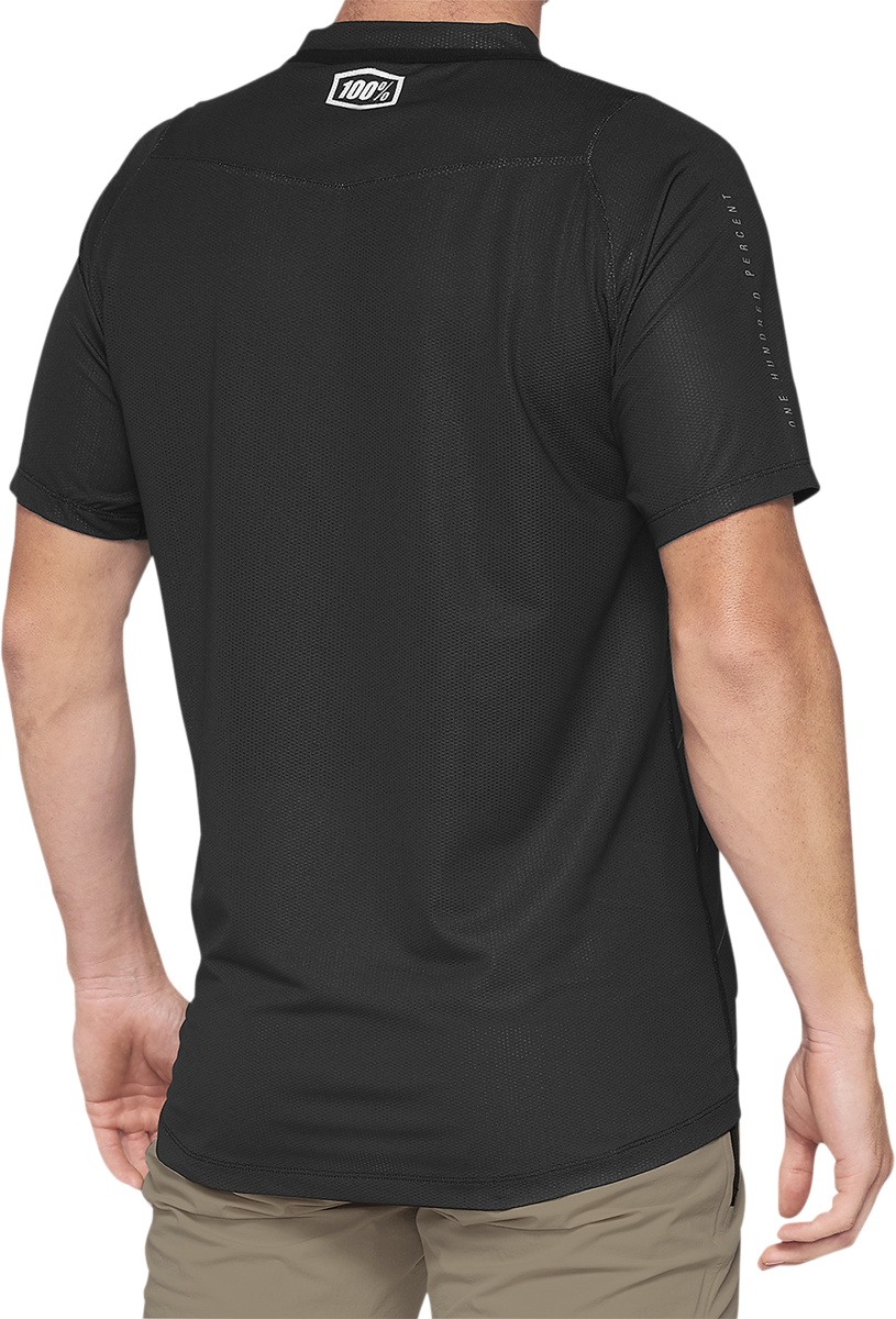 100% Celium Jersey - Gray/Black - Large 41204-290-12