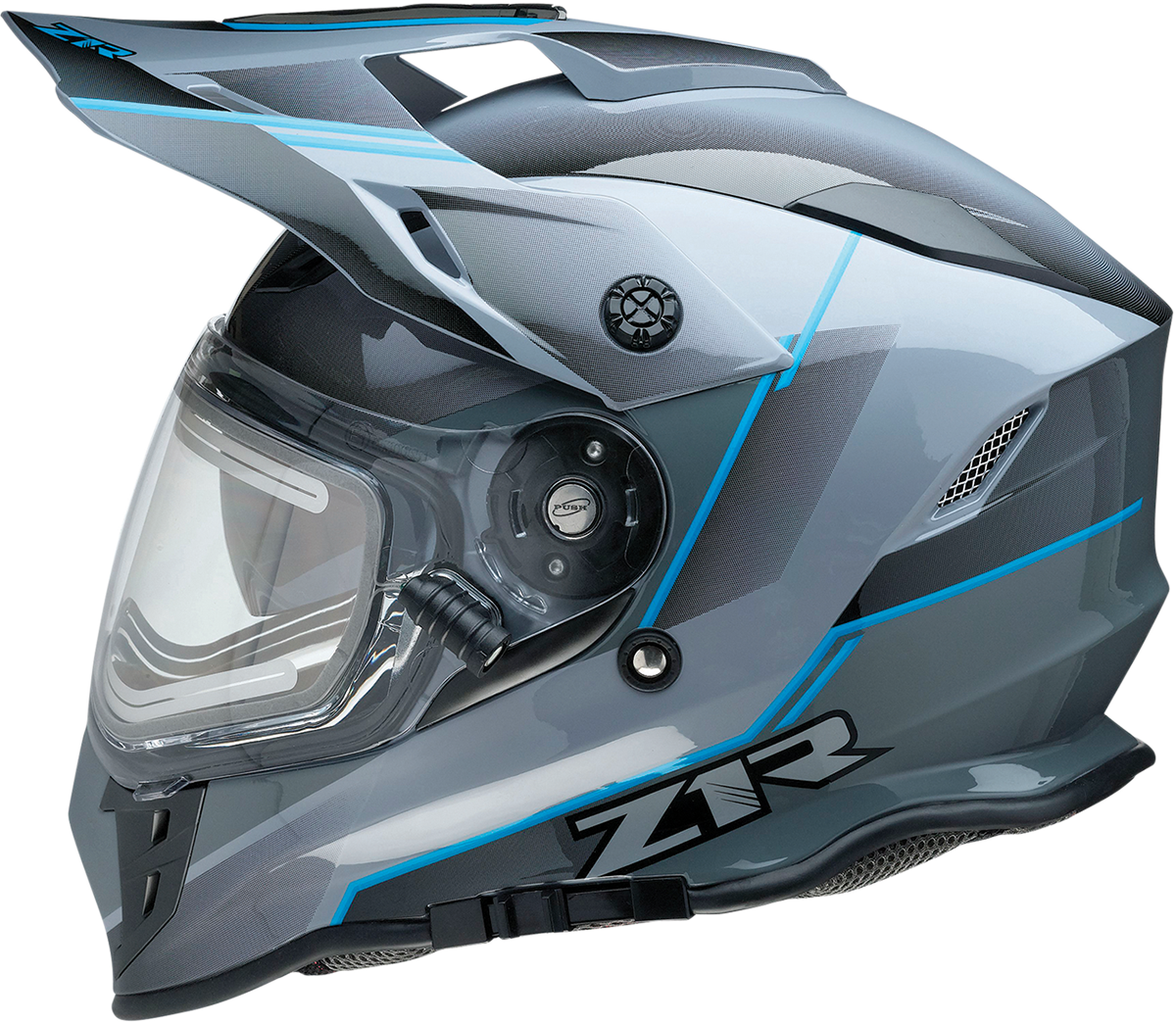 Z1R Range Helmet - Bladestorm - Gray/Black/Blue - Small 0101-14060