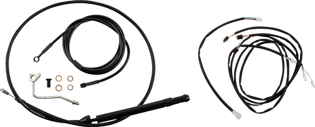 BURLY BRAND Control Kit - Gorilla Ape Hanger - 18" - Black B30-1310