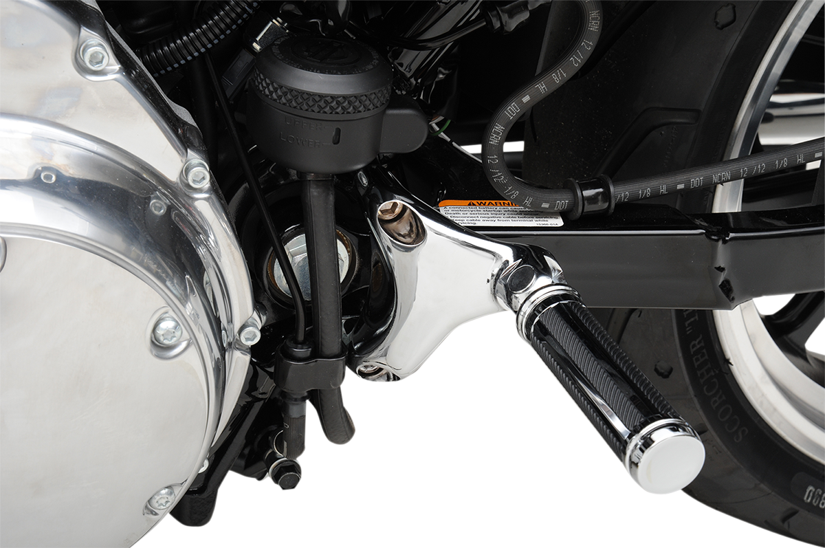 DRAG SPECIALTIES Soporte de clavija para pasajero - Cromado - XL '04-'13 57099