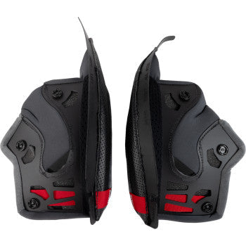 AGV Cheek Pads K7 Grey/Black 45mm 2018500150-629-N