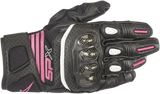 IN STOCK ALPINESTARS Women Stella SPX AC V2 Gloves - Black/Fuchsia - Large 3517319-1039-L