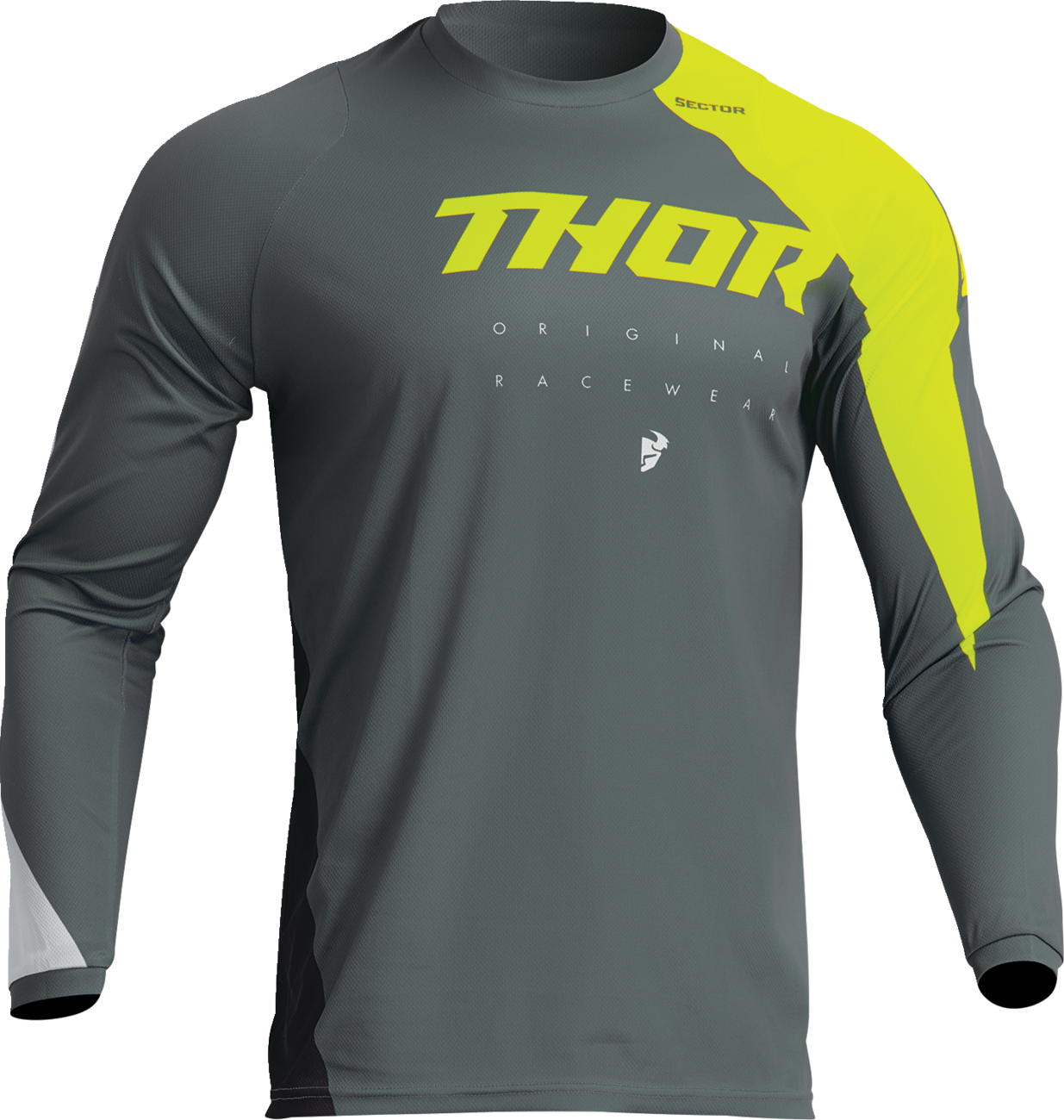 THOR Sector Edge Jersey - Gray/Acid - Medium 2910-7140