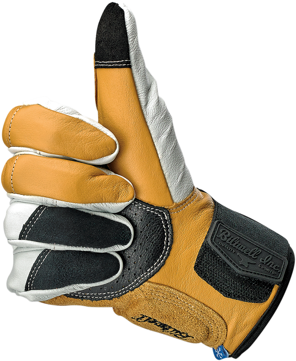 BILTWELL Belden Gloves - Cement - Large 1505-0409-304