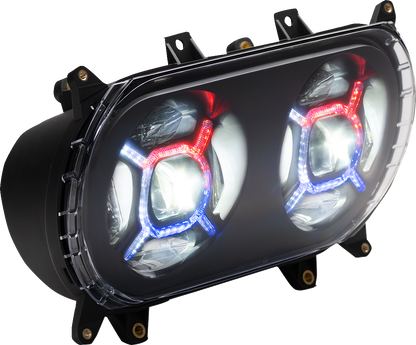 CUSTOM DYNAMICS ProGLOW™ Headlight - Black - Road Glide PG-RG-B