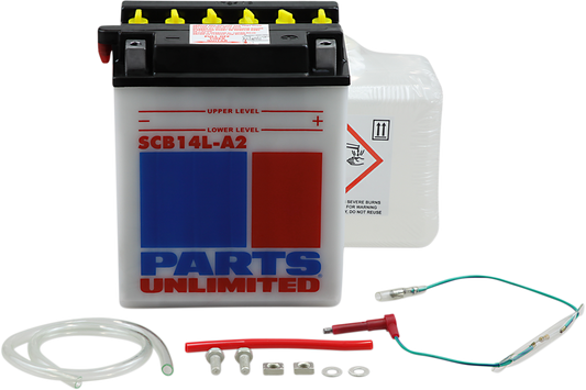 Parts Unlimited Battery - Yb14l-A2 With Sensor Scb14l-A2-Fp