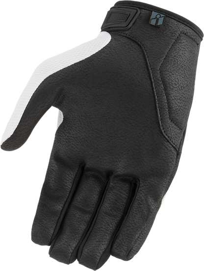 ICON Hooligan™ CE Gloves - White - Small 3301-4390