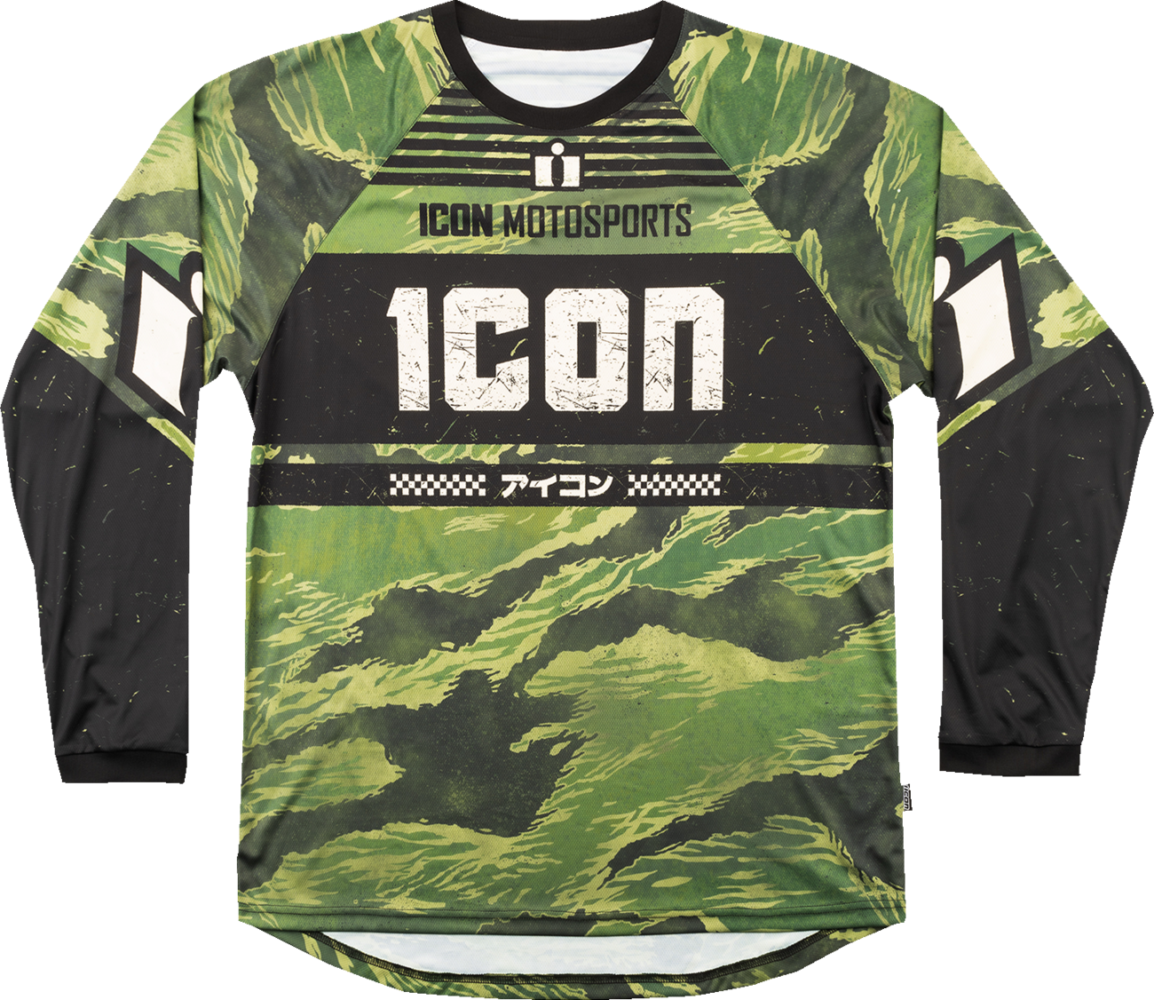 ICON Tiger’s Blood Jersey - Green Camo - Large 2824-0086