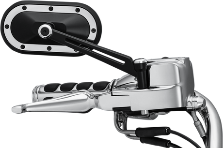 KURYAKYN Heavy Industry Mirrors - Black/Chrome 1766