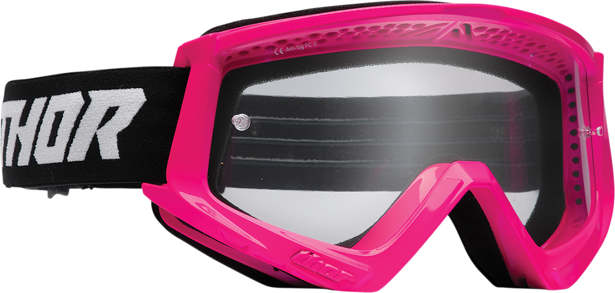 THOR Combat Goggles - Racer - Flo Pink/Black 2601-2707