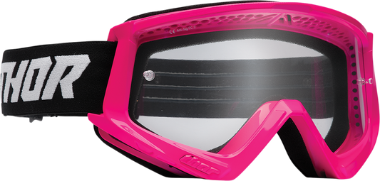 THOR Combat Goggles - Racer - Flo Pink/Black 2601-2707