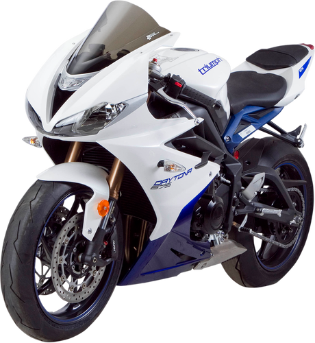 Zero Gravity Double Bubble Windscreen - Smoke - 675 16-914-02