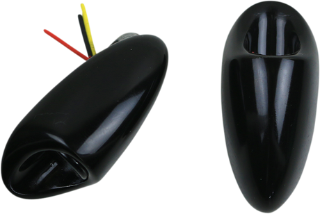 KODLIN MOTORCYCLE 3-1 Mini Fender Strut Indicator Lights - Black K68489