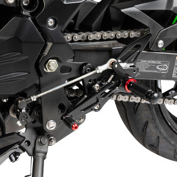 HOT BODIES MGP Rearset - Black - Ninja 400 2018-2023 51801-2500