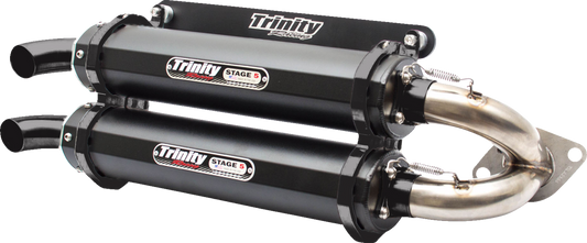 TRINITY RACING Muffler - Cerakote Black TR-4118S-C2