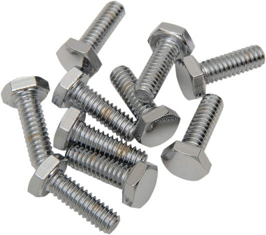 DRAG SPECIALTIES Bolts - Hex-Head - Chrome - 1/4"-20 x 5/8" MPB113