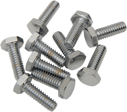 DRAG SPECIALTIES Bolts - Hex-Head - Chrome - 1/4"-20 x 3/4" MPB114