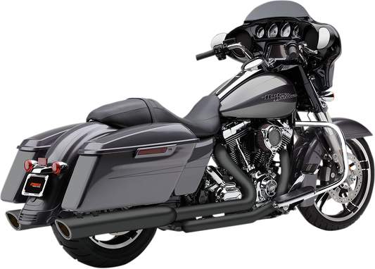 Silenciadores COBRA 909 de 4" - Negro - Bagger '95-'16 6106RB