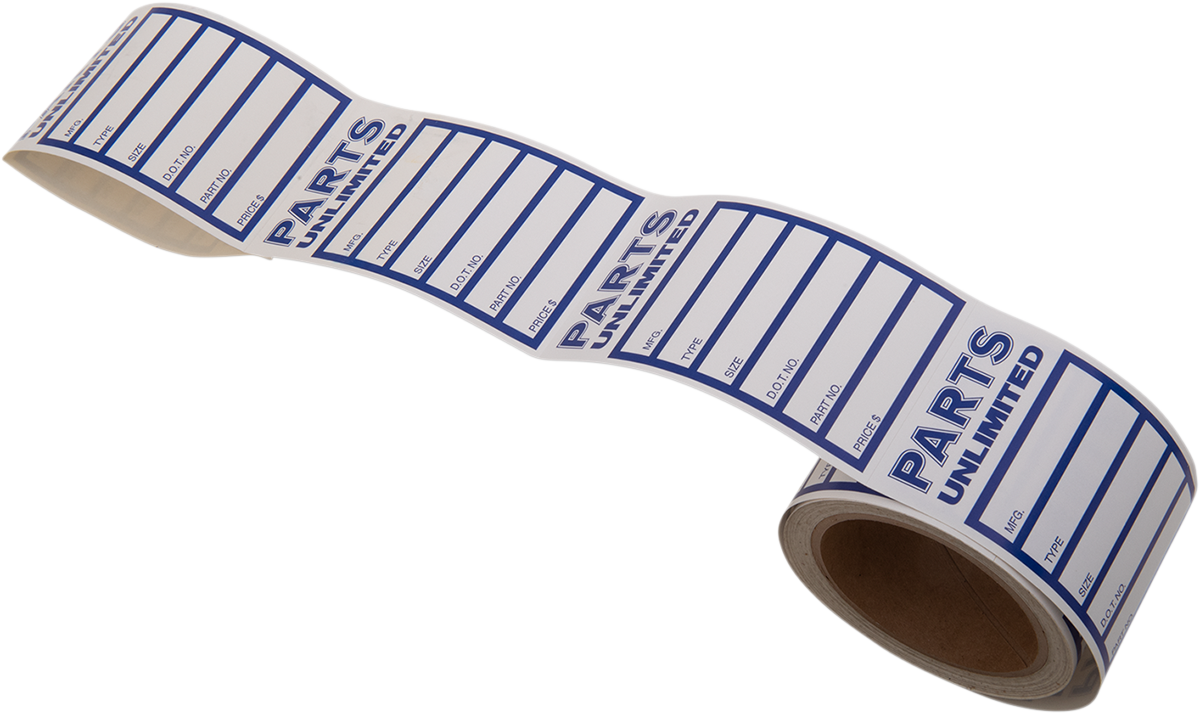 PROMOTIONAL ITEMS VENDOR Tire Labels - 100 pcs LABEL