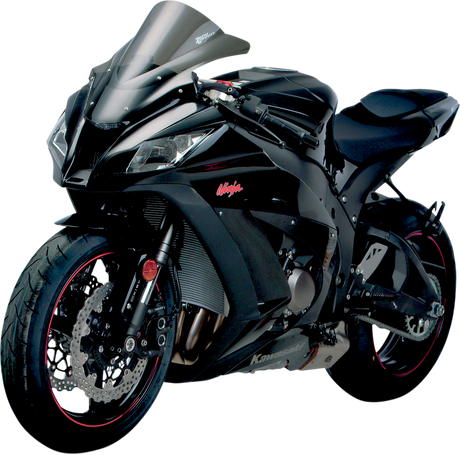 Zero Gravity Double Bubble Windscreen - Smoke - ZX10 16-263-02
