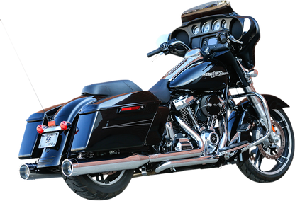 S&S CYCLE El Dorado Dual Exhaust System - Chrome - Chrome Tracer 550-0851A