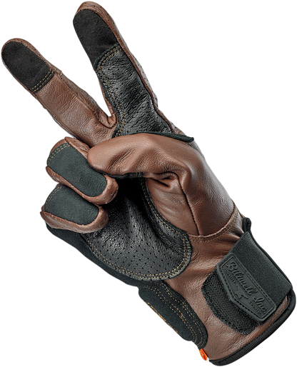 BILTWELL Borrego Gloves - Chocolate/Black - XL 1506-0201-305