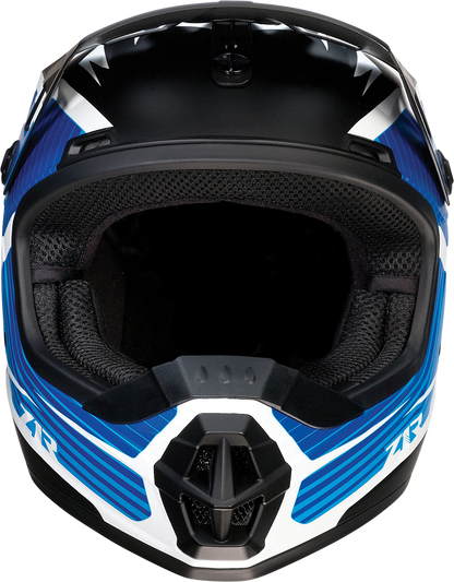 Z1R Youth Rise Helmet - Flame - Blue - Small 0111-1448