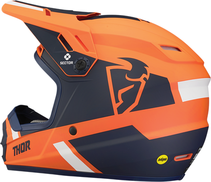 THOR Youth Sector Helmet - Split - MIPS - Orange/Navy - Large 0111-1355