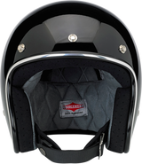 BILTWELL Bonanza Helmet - Gloss Black - Small 1001-101-202