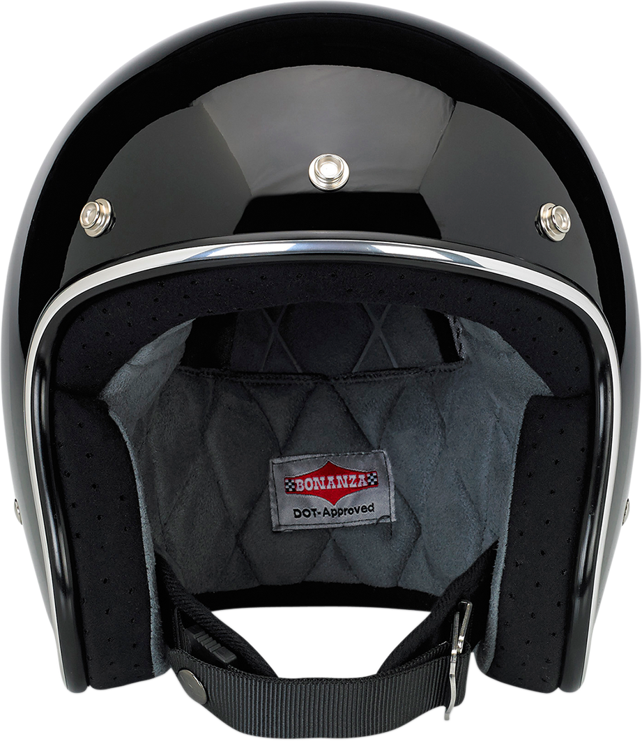 BILTWELL Bonanza Helmet - Gloss Black - Large 1001-101-204