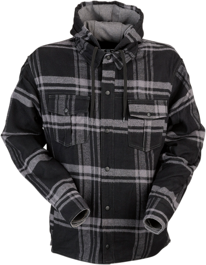 Z1R Timber Flannel Shirt - Black/Gray - Small 3040-2832