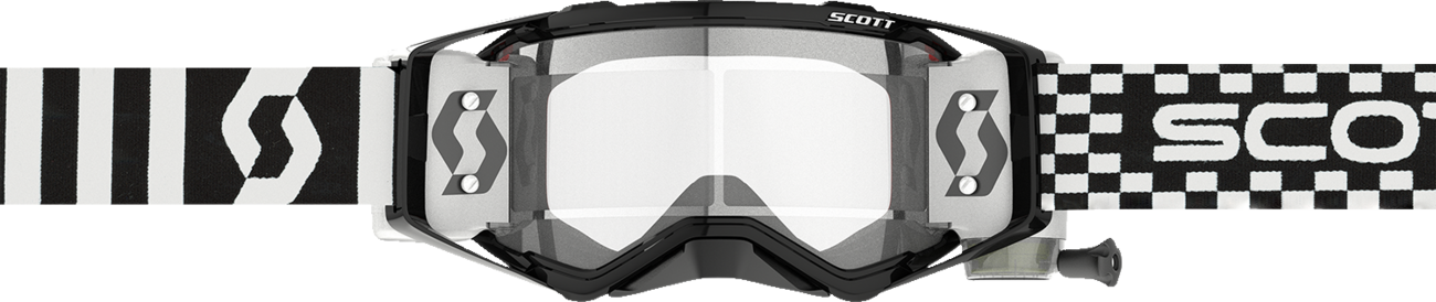 SCOTT Prospect WFS Goggles - Racing Black/White - Clear Works 272822-7432113